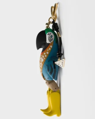 Animal Key Ring Charm with Metal Ring