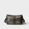 Antiqued Leather Zipper Shoulder Bag