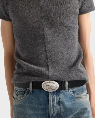 Brushed Leather Belt