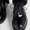 Brushed Leather Derby Shoes
