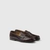 Brushed Leather Loafers
