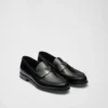 Brushed Leather Loafers