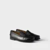 Brushed Leather Loafers