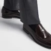 Brushed Leather Loafers