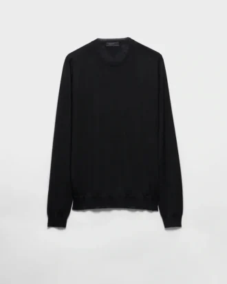Cashmere and Silk Crew-Neck Sweater