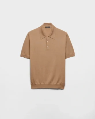 Cashmere and Silk Polo Shirt