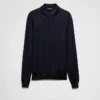 Cashmere and Silk Polo Shirt