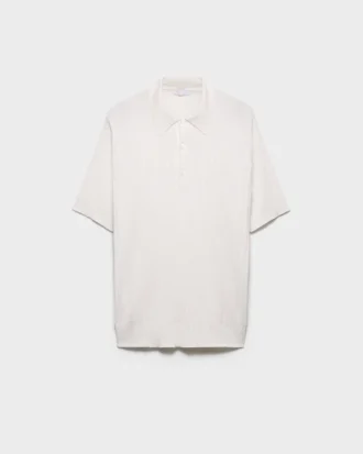 Cashmere and Silk Polo Shirt