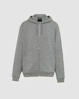 Cashmere Blend Cardigan Hoodie