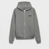 Cashmere Blend Zipper Hoodie