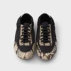 Collapse Re-Nylon and Printed Ayers Leather Sneakers