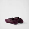 Collapse Re-Nylon and Suede Elasticized Sneakers