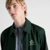 Cotton Blend Blouson Jacket
