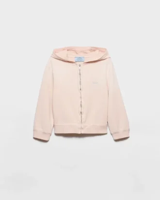 Cotton Fleece Hoodie Zipper Jacket