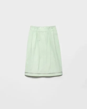 Cotton Midi-Skirt