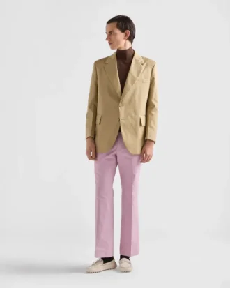 Cotton Mock Turtleneck Sweater