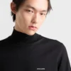 Cotton Mock Turtleneck Sweater