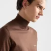 Cotton Mock Turtleneck Sweater