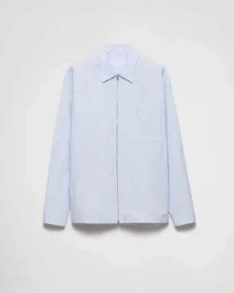 Cotton Zipper Shirt