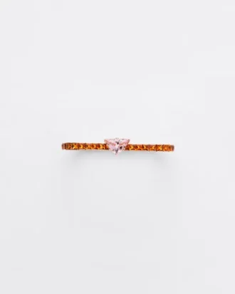 Couleur Vivante Bracelet – Rose Gold with Morganite and Citrine