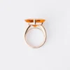 Couleur Vivante Solitaire Ring – Rose Gold with Citrine and Morganite