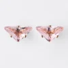 Couleur Vivante Stud Earrings – Rose Gold with Morganite
