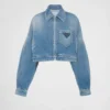 Cropped Organic Denim Jacket