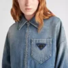 Cropped Organic Denim Jacket