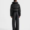Cropped Re-Nylon Down Jacket