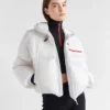 Cropped Technical Re-Nylon Down Jacket