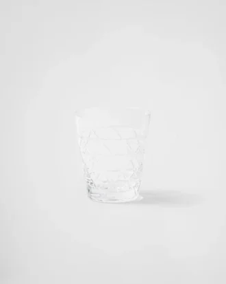Crystal Water Glass – Triangles