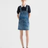 Denim Bib Overall Mini-Dress
