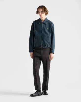 Denim Blouson Jacket