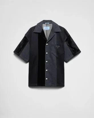 Denim Patchwork Shirt