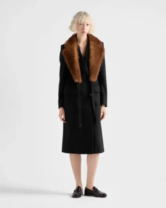 Double-Breasted Cashmere Coat