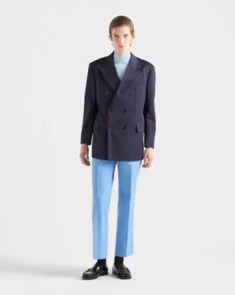 Double-Breasted Cotton Jacket