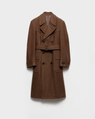 Double-Breasted Wool Coat