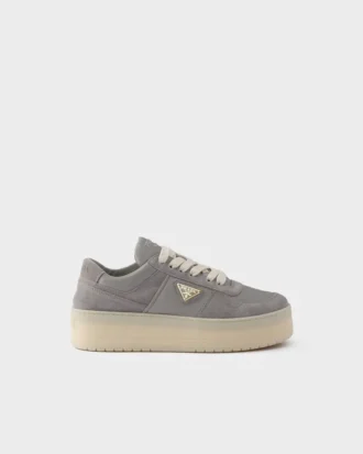 Downtown Bold Re-Nylon and Suede Sneakers