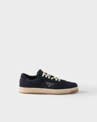 Downtown Re-Nylon and Suede Sneakers