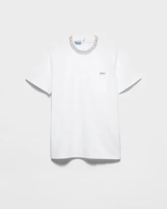 Embroidered Jersey T-Shirt