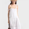 Embroidered Linen Dress