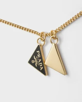 Enameled Metal Necklace