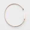 Eternal Gold Bangle Bracelet in Rose Gold with Diamond