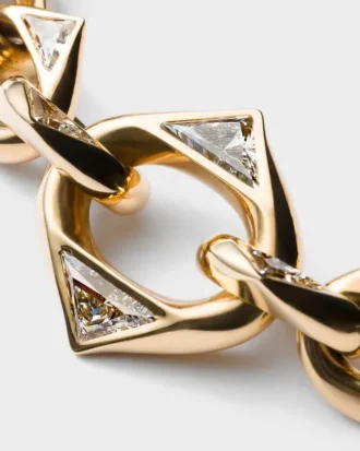 Eternal Gold Chain Necklace in Yellow Gold and Laboratory-Grown Diamonds