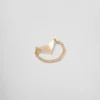 Eternal Gold Chain Ring in Yellow Gold with Diamonds