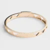 Eternal Gold Cut-Out Bangle Bracelet in Yellow Gold