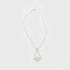 Eternal Gold Cut-Out Pendant Necklace in Yellow Gold