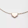 Eternal Gold Nano Heart Necklace in Rose Gold