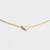 Eternal Gold Necklace in Rose Gold with Mini Triangle Pendant