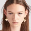 Eternal Gold Pendant Earrings in Yellow Gold and Laboratory-Grown Diamonds